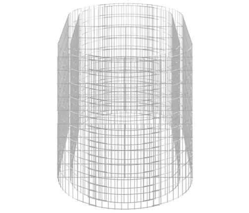 Gabions, Augstā Puķu Kaste, Cinkota Dzelzs, 200X100X100 Cm Vidaxl