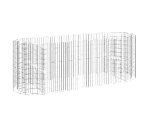 Gabions, Augstā Puķu Kaste, Cinkota Dzelzs, 300X100X100 Cm Vidaxl