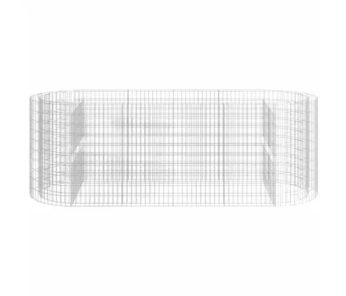 Gabions, Augstā Puķu Kaste, Cinkota Dzelzs, 300X100X100 Cm Vidaxl