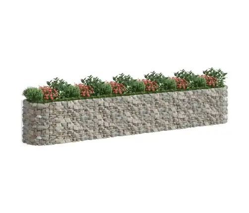 Gabions, Augstā Puķu Kaste, Cinkota Dzelzs, 600X100X100 Cm Vidaxl