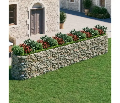 Gabions, Augstā Puķu Kaste, Cinkota Dzelzs, 600X100X100 Cm Vidaxl