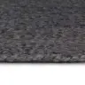 Paklājs, 240 Cm, Roku Darbs, Apaļš, Džuta, Tumši Pelēks Vidaxl
