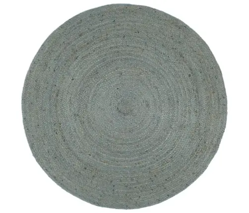 Käsitsi Valmistatud Džuutvaip, Ümmargune, 180 Cm Oliiviroheline