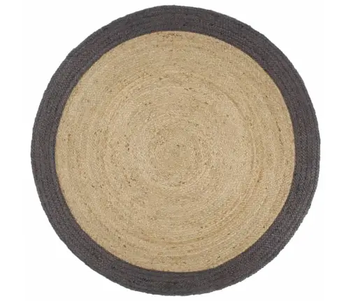Paklājs Ar Tumši Pelēku Malu, Džuta, 240 Cm, Roku Darbs Vidaxl Paklājs Ar Tumši Pelēku Malu, Džuta, 240 Cm, Roku Darbs Vidaxl