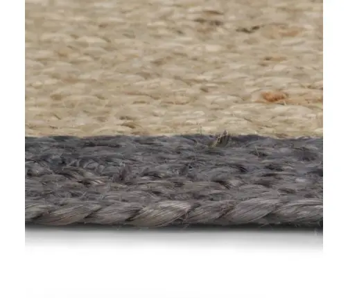 Paklājs Ar Tumši Pelēku Malu, Džuta, 240 Cm, Roku Darbs Vidaxl Paklājs Ar Tumši Pelēku Malu, Džuta, 240 Cm, Roku Darbs Vidaxl