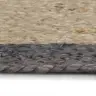 Paklājs Ar Tumši Pelēku Malu, Džuta, 240 Cm, Roku Darbs Vidaxl Paklājs Ar Tumši Pelēku Malu, Džuta, 240 Cm, Roku Darbs Vidaxl