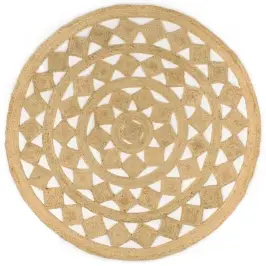 Pīts Paklājs, 180 Cm, Džuta, Roku Darbs Vidaxl