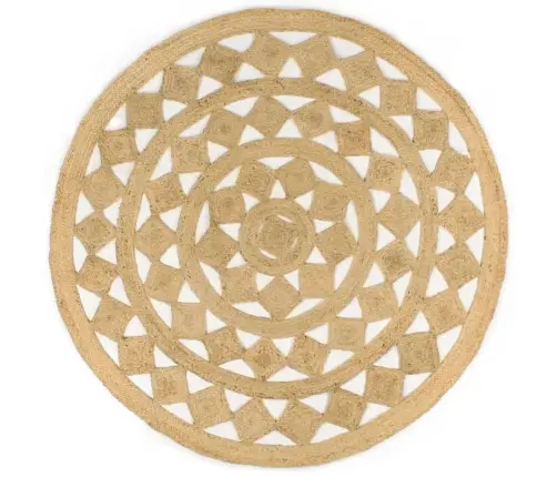 Pīts Paklājs, 180 Cm, Džuta, Roku Darbs Vidaxl