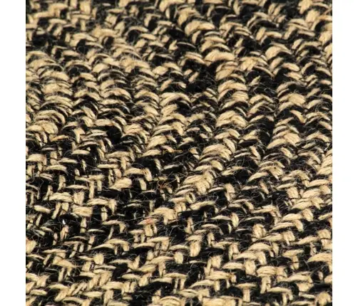 Kilimas, Juodas Ir Rudas, 180cm Džiutas, Rankų Darbo