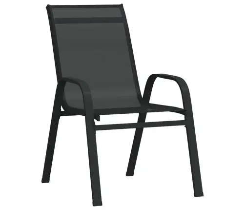 5-Osaline Aiamööbli Komplekt, Must