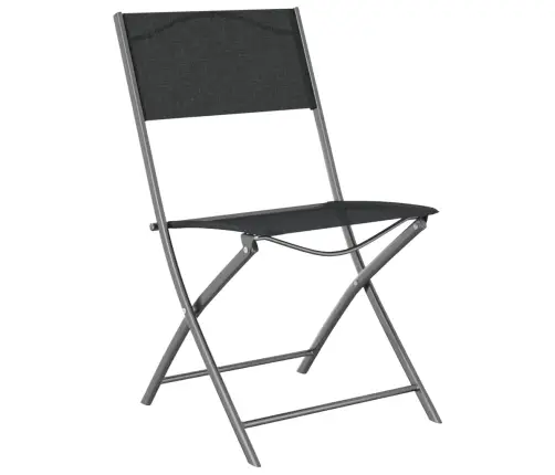 9-Osaline Aiamööblikomplekt, Hall Ja Must