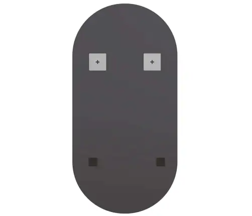 Peegel Led-Tuledega 40X20 cm Klaas, Ovaalne