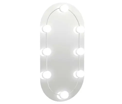 Peegel Led-Tuledega 60X30 cm Klaas, Ovaalne