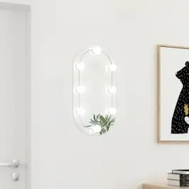 Peegel Led-Tuledega 60X30 cm Klaas, Ovaalne