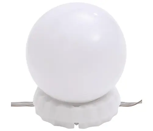 Spogulis Ar Led Gaismām, 70X40 Cm, Stikls, Arkas Forma Vidaxl