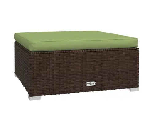 6-Daļīgs Dārza Atpūtas Mēbeļu Komplekts, Brūna Pe Rotangpalma Vidaxl