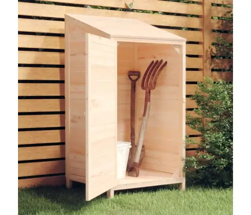 Dārza Šķūnis, 55X52X112 Cm, Egles Masīvkoks Vidaxl