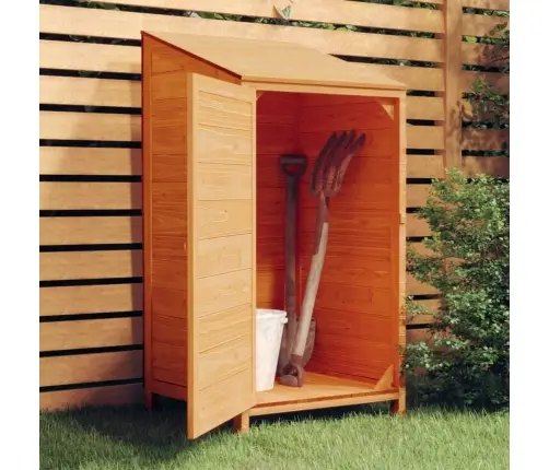 Sodo Pašiūrė, Ruda, 55X52X112cm Eglės Medienos Masyvas