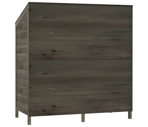 Dārza Šķūnis, Antracītpelēks, 102X52X112 Cm, Egles Masīvkoks Vidaxl