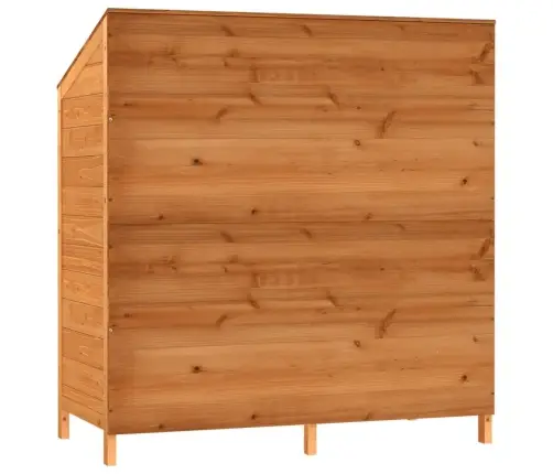 Dārza Šķūnis, Brūns, 102X52X112 Cm, Egles Masīvkoks Vidaxl