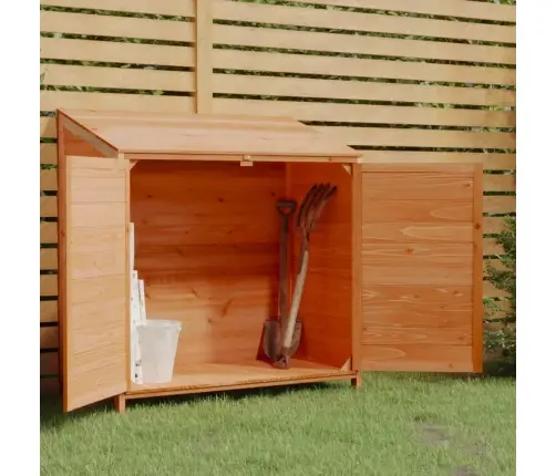 Dārza Šķūnis, Brūns, 102X52X112 Cm, Egles Masīvkoks Vidaxl