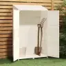 Dārza Šķūnis, Balts, 102X52X174,5 Cm, Egles Masīvkoks Vidaxl