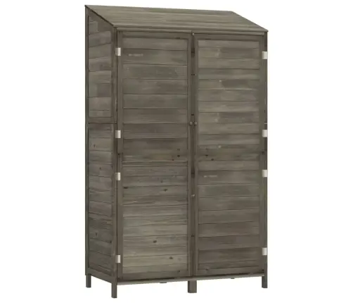 Dārza Šķūnis, Antracītpelēks, 102X52X174,5 Cm, Egles Masīvkoks Vidaxl