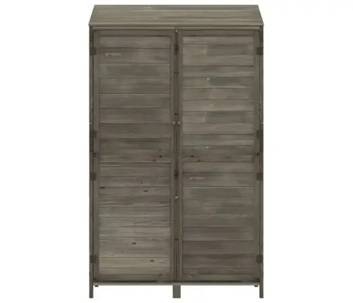 Dārza Šķūnis, Antracītpelēks, 102X52X174,5 Cm, Egles Masīvkoks Vidaxl