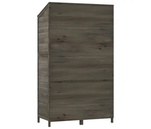 Dārza Šķūnis, Antracītpelēks, 102X52X174,5 Cm, Egles Masīvkoks Vidaxl