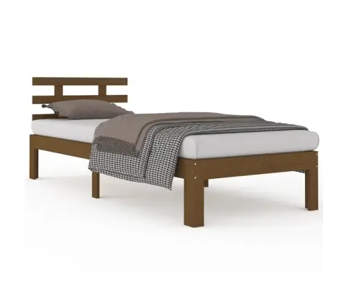 Lovos Rėmas, Medaus Rudos Spalvos, 100X200cm Medienos Masyvas