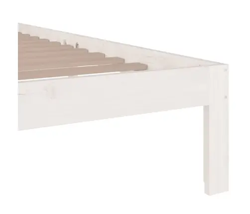 Lovos Rėmas, Baltos Spalvos, 200X200cm Medienos Masyvas