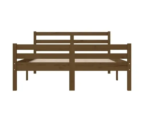Gultas Rāmis, Medus Brūns, Masīvkoks, 120X190 Cm, Divvietīgs Vidaxl