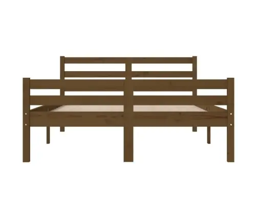 Voodiraam, Meepruun, 135 X 190 cm Täismännipuit