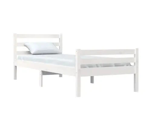 Lovos Rėmas, Baltos Spalvos, 100X200cm Medienos Masyvas