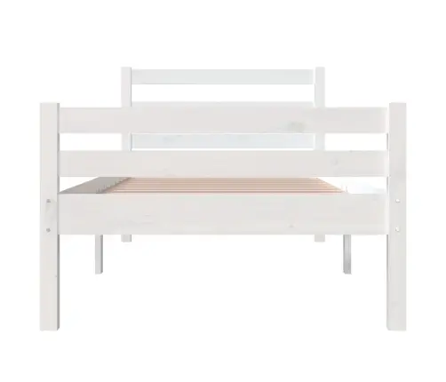 Lovos Rėmas, Baltos Spalvos, 100X200cm Medienos Masyvas