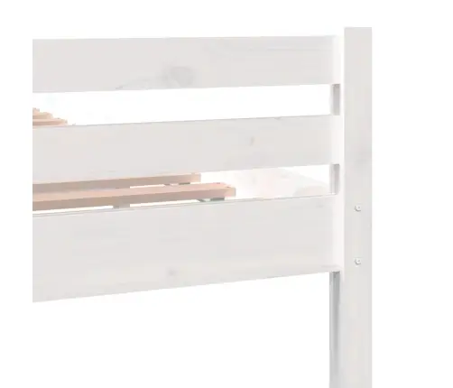 Lovos Rėmas, Baltos Spalvos, 100X200cm Medienos Masyvas