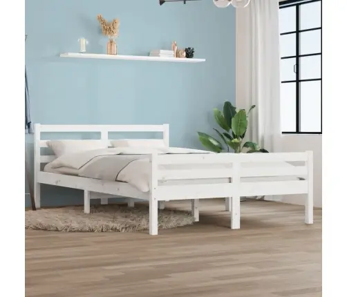 Lovos Rėmas, Baltos Spalvos, 140X200cm Medienos Masyvas