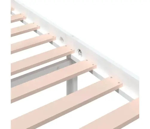 Lovos Rėmas, Baltos Spalvos, 200X200cm Medienos Masyvas