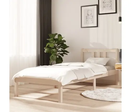 Voodiraam, Männipuit, 75 X 190 Cm