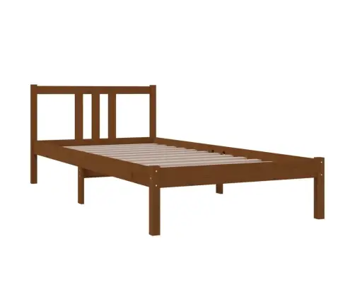 Voodiraam, Meepruun, Männipuit, 90 X 200 Cm