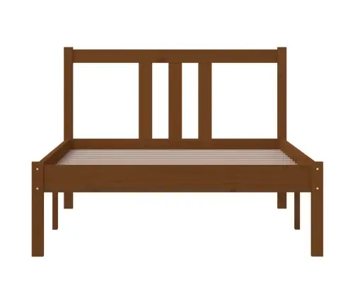 Voodiraam, Meepruun, Männipuit, 90 X 200 Cm