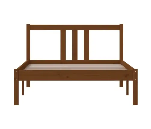 Gultas Rāmis, Medus Brūns, Masīvkoks, 100X200 Cm Vidaxl