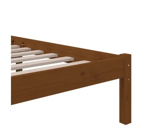 Lovos Rėmas, Medaus Rudos Spalvos, 120X200cm Medienos Masyvas