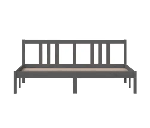 Voodiraam, Hall, Männipuit, 160 X 200 Cm