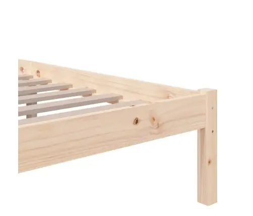 Led-Voodiraam, Valge, 180 X 200 cm Täispuit