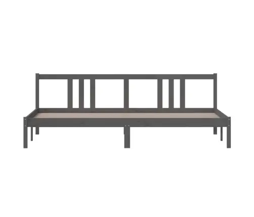 Voodiraam, Hall, Männipuit, 200 X 200 Cm