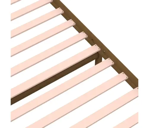 Voodiraam, Meepruun, Täismännipuit, 75 X 190 Cm