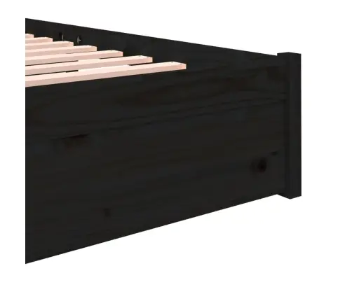 Lovos Rėmas, Juodos Spalvos, 140X190cm Medienos Masyvas