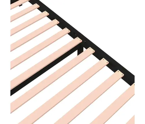 Lovos Rėmas, Juodos Spalvos, 140X190cm Medienos Masyvas