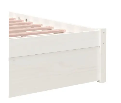 Lovos Rėmas, Baltos Spalvos, 90X200cm Medienos Masyvas